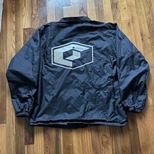 Vintage Consolidated Skateboards Coach Jacket Mens XL Rare!